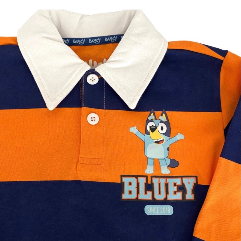 Bluey Rugby Polo Shirt - Picture 4 of 8